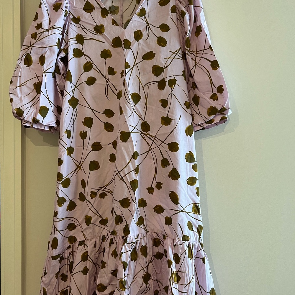 A New Day Target - Floral Patterned Dress in Pink and Olive